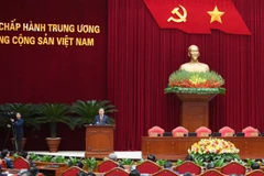 Tổng Bí thư Tô Lâm phát biểu bế mạc Hội nghị lần thứ 15 Ban Chấp hành Trung ương Đảng Cộng sản Việt Nam khóa XIII. (Ảnh ĐĂNG KHOA)