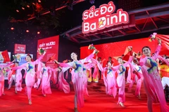Những tiết mục nghệ thuật tại chương trình “Sắc đỏ Ba Đình”.