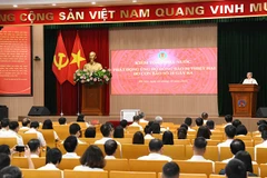 Quang cảnh buổi lễ. 