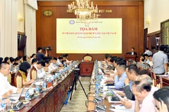 Toàn cảnh cuộc Toạ đàm. 