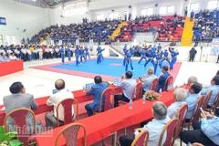 Lễ khai mạc Giải vô địch Vovinam sinh viên toàn quốc sáng 19/10. 