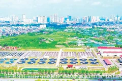 Nhà máy xử lý nước thải Yên Xá.