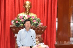 Phó Thủ tướng Mai Văn Chính phát biểu kết luận tại buổi làm việc.