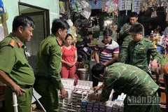 Một số trường hợp vận chuyển thuốc lá điếu nhập lậu bị lực lượng chức năng tỉnh Đồng Tháp phát hiện, bắt giữ. 