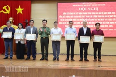 Các tập thể ở Đắk Lắk được Bộ trưởng Công an tặng Bằng khen có thành tích xuất sắc trong phong trào toàn dân bảo vệ an ninh Tổ quốc năm 2025.