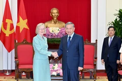 Tổng Bí thư Tô Lâm tiếp Đại sứ Australia tại Việt Nam Gillian Bird. 