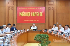 Tổng Bí thư Tô Lâm chủ trì Phiên họp chuyên đề của Ban Chỉ đạo Trung ương về hoàn thiện thể chế, pháp luật.