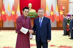 Tổng Bí thư Tô Lâm tiếp Quốc vương Bhutan Jigme Khesar Namgyel Wangchuck.