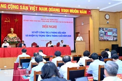 Tổng Bí thư Tô Lâm, Trưởng Ban Chỉ đạo Trung ương về phát triển khoa học, công nghệ, đổi mới sáng tạo và chuyển đổi số, phát biểu chỉ đạo tại hội nghị.