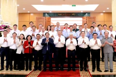 Tổng Bí thư Tô Lâm và các đồng chí lãnh đạo Đảng, Nhà nước dự buổi làm việc với Ban Thường vụ Đảng ủy Mặt trận Tổ quốc, các đoàn thể Trung ương.