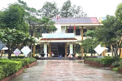 Một góc Trường phổ thông dân tộc bán trú tiểu học Kim Thủy, xã Kim Ngân.