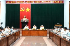 Quang cảnh cuộc họp. (Ảnh: QV)
