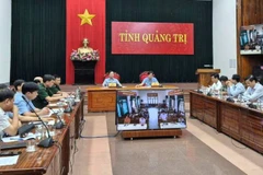 Ủy ban nhân dân tỉnh Quảng Trị tổ chức họp trực tiếp và trực tuyến với các địa phương, đơn vị trong tỉnh triển khai các biện pháp ứng phó với bão số 5.