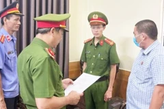Công an tỉnh Quảng Trị khởi tố 1 đối tượng trong vụ án (Ảnh: Công an Quảng Trị)