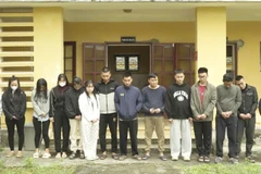 Nhóm đối tượng lừa đảo xuyên quốc gia với số tiền gần 1.000 tỷ đồng bị Công an tỉnh Quảng Trị khởi tố, bắt giam. (Ảnh: ACQT)