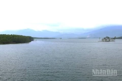 Hồ Vực Tròn ở phía bắc tỉnh Quảng Trị bắt đầu tích nước phục vụ sản xuất và đời sống người dân.