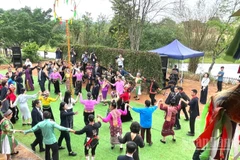 Xuân hội tụ, đoàn kết các dân tộc tại Làng Văn hóa-Du lịch các dân tộc Việt Nam.