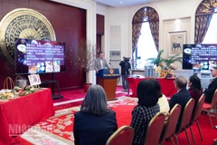 Đại sứ Phạm Thanh Bình phát biểu tại sự kiện “Ngày Phở Việt Nam” tại Bắc Kinh.