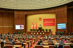 Quang cảnh Hội nghị toàn quốc nghiên cứu, học tập, quán triệt và triển khai thực hiện Nghị quyết Đại hội XIV của Đảng. (Ảnh: DUY LINH)