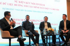 Các diễn giả chia sẻ ý kiến tại Sự kiện kết nối Fintech 2025.