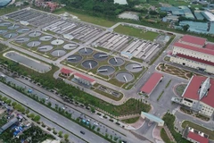 Nhà máy xử lý nước thải Yên Xá sẵn sàng vận hành để cải thiện môi trường cho Thủ đô. (Ảnh: THANH HIẾU)