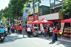 Hình ảnh khai trương cửa hàng Winmart+ 4.000 tại Tiền Giang.