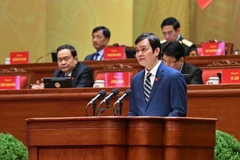 Đồng chí Bùi Quang Huy, Ủy viên dự khuyết Trung ương Đảng, Phó Chủ tịch Ủy ban Trung ương Mặt trận Tổ quốc Việt Nam, Bí thư thứ nhất Ban Chấp hành Trung ương Đoàn.