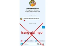 Tài khoản kẻ được cho là mạo danh Chùa Kim Sơn kêu gọi từ thiện nuôi trẻ.