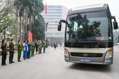 [Ảnh] Ấm áp "Chuyến xe về quê ăn Tết" Xuân Bính Ngọ tại Học viện Cảnh sát Nhân dân