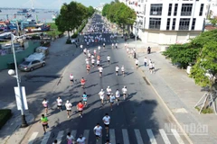 Các vận động viên thi đấu ở Giải Việt dã Ấp Bắc lần thứ 41 năm 2026.