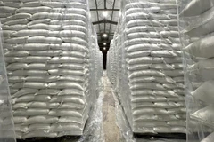 Gạo dự trữ quốc gia được đưa vào bảo quản an toàn về số lượng, bảo đảm chất lượng. (Ảnh: CDT) 