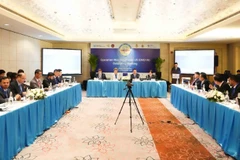 Quang cảnh phiên họp Hội nghị Tổng kết Chiến dịch Con rồng Mê Kông 7 (OMD VII). 