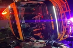 Hiện trường vụ tai nạn. (Ảnh: VR Med) 