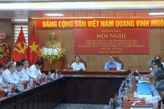 Quang cảnh hội nghị tại Cà Mau sáng 26/12.