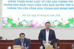 Thứ trưởng Tư pháp Nguyễn Thanh Ngọc chủ trì Hội thảo.