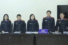 Đại diện Viện Kiểm sát tại phiên tòa phúc thẩm.