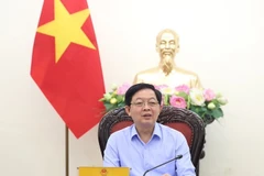 Phó Thủ tướng Hồ Quốc Dũng tại buổi làm việc với Bộ Tư pháp.