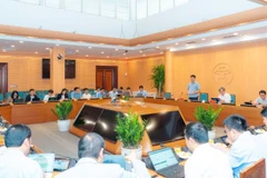 Quang cảnh buổi làm việc.