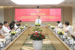 Thứ trưởng Tư pháp Nguyễn Thanh Tú phát biểu tại hội thảo.