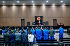 Hội đồng xét xử tuyên án sơ thẩm.