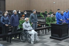 Các bị cáo tại tòa