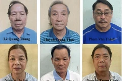 Các bị can bị truy tố. (Ảnh: Bộ Công an)