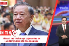 [Video] Thời sự 24h ngày 16/8/2025: Tổng Bí thư Tô Lâm: Lực lượng Công an là điểm tựa bình yên của nhân dân