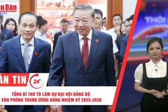 [Video] Thời sự 24h ngày 7/8/2025: Tổng Bí thư dự Đại hội Đảng bộ Văn phòng Trung ương Đảng nhiệm kỳ 2025-2030