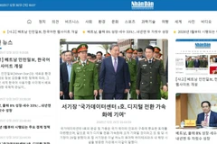 Hôm nay, Báo Nhân Dân khai trương trang Nhân Dân điện tử tiếng Hàn Quốc