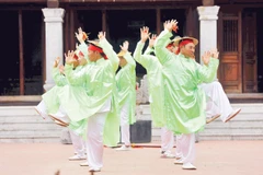 Trò diễn Xuân Phả (Thanh Hóa) là di sản văn hóa phi vật thể quốc gia đang được quảng bá rộng rãi. Ảnh: Khiếu Minh