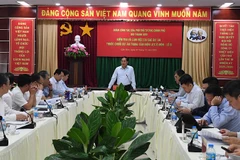 Phó Thủ tướng Bùi Thanh Sơn phát biểu tại buổi làm việc.