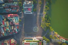 Quảng trường Đông Kinh Nghĩa Thục hoàn thiện chỉnh trang phân kỳ 1.