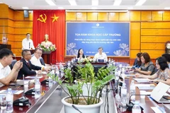 Tọa đàm thu hút sự tham gia của đông đảo chuyên gia, nhà khoa học, đại diện các cơ quan thực hành nghề luật. 