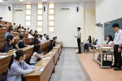 Kỳ thi đánh giá năng lực SPT năm 2025 của Trường đại học Sư phạm Hà Nội. (Ảnh: THẾ ĐẠI)